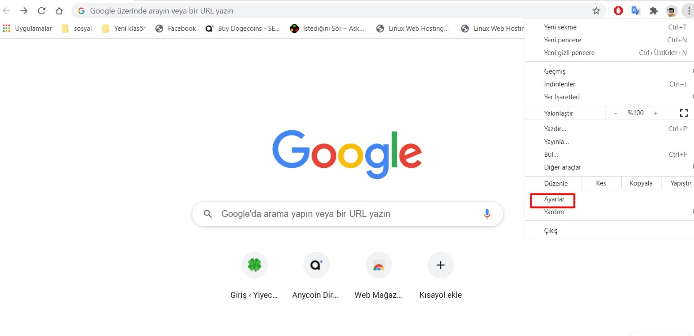 Google Chrome indirmeyi engelliyor resimli anlatım
